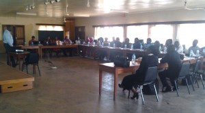 Participants at the HIV Coordination Meeting