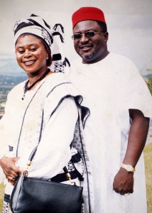 Divine Ngala and his wife